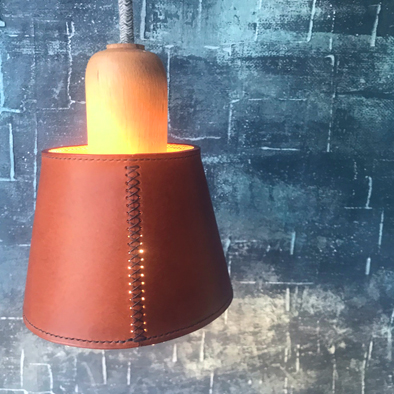 Leather lamps